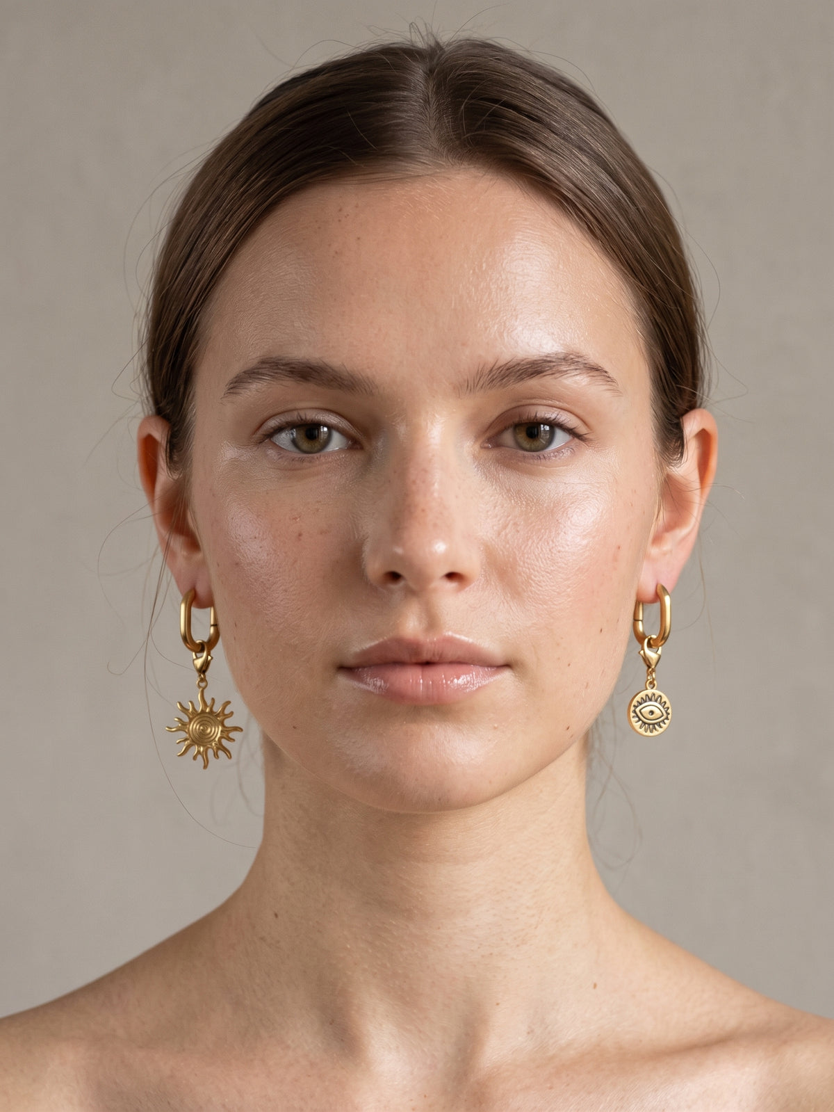 Tiger | Boucles d'oreilles en acier inoxydable