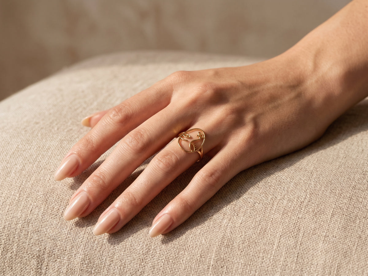 ZOUL | Bague en acier inoxydable ajustable