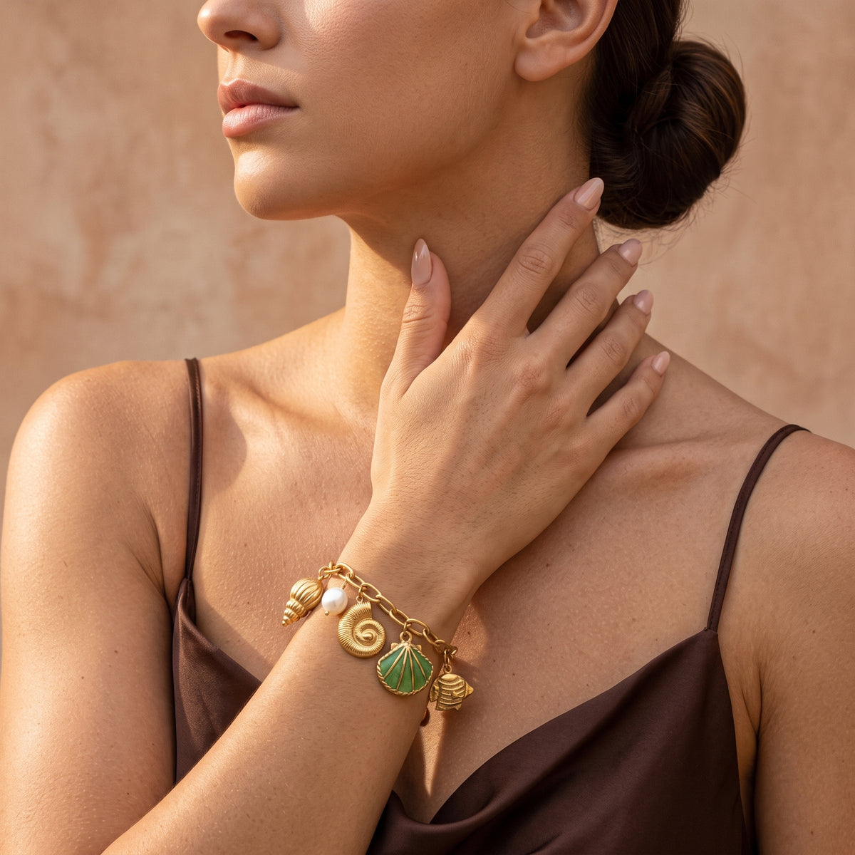 ZIN | Bracelet à Charms en Acier Inoxydable