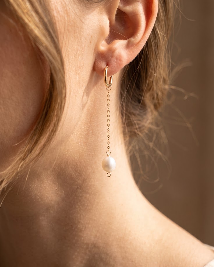 Céleste | Boucles d'oreilles en acier inoxydable