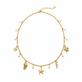 JUBI | Collier en acier inoxydable et perles d'eau douce