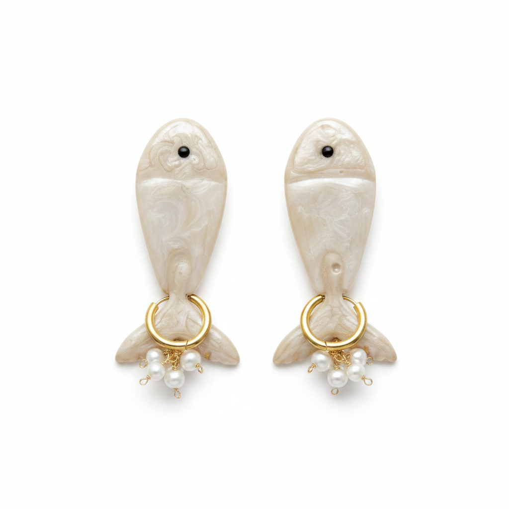 NUSS | Boucles d'oreilles en acier inoxydable