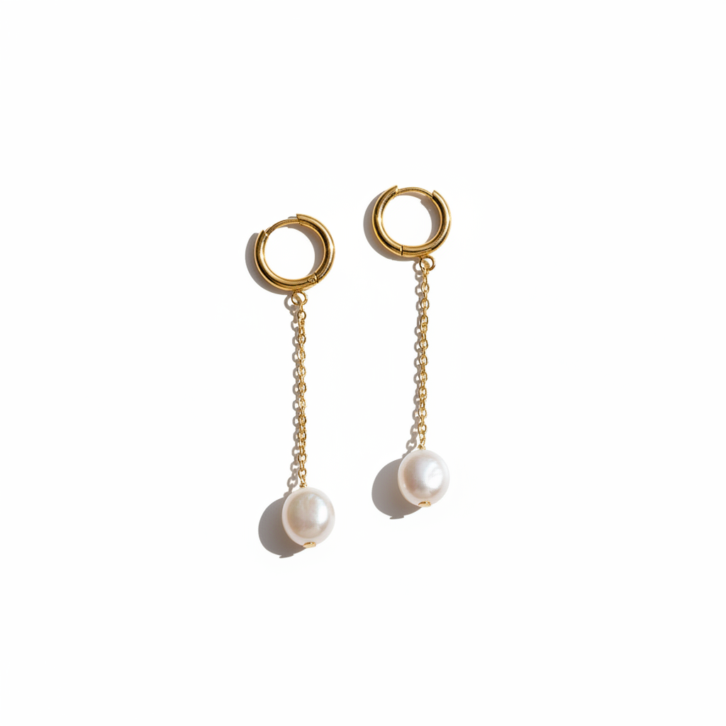 Céleste | Boucles d'oreilles en acier inoxydable