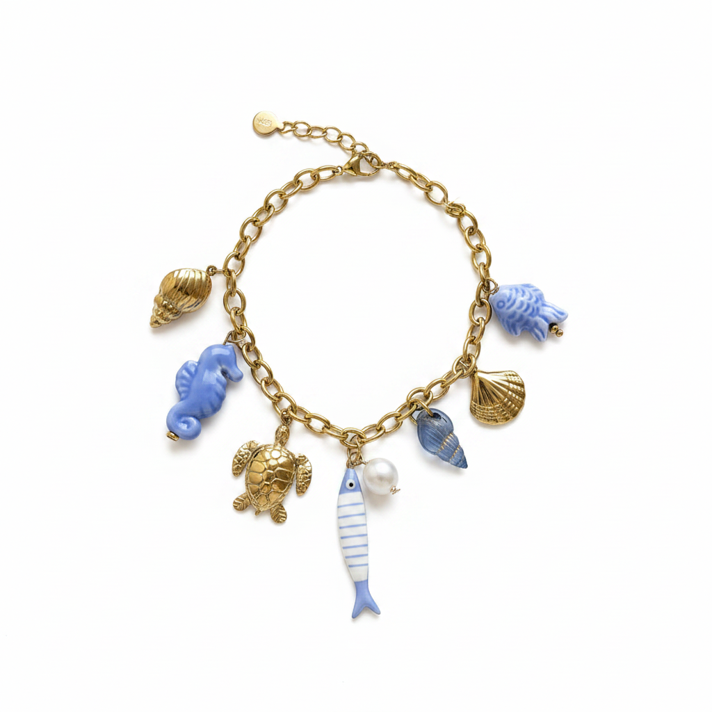 BLUW | Bracelet à Charms en Acier Inoxydable