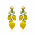 LEMON | Boucles d'oreilles en acier inoxydable
